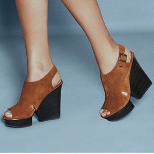 Shoemint slingstrap platform heels ISABELA